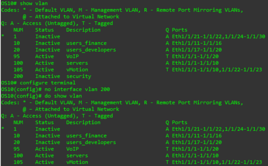 VLAN Management